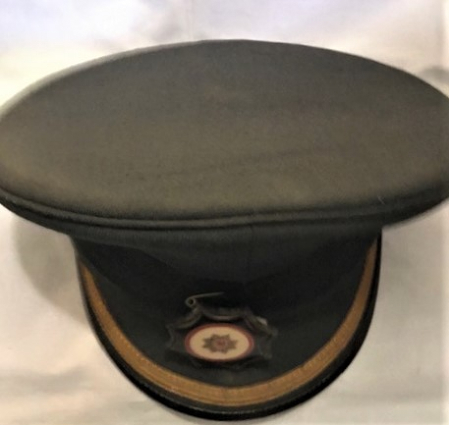 1970 LERİN ARMALI UCUK YESİL POLİS ŞAPKA